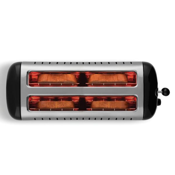 Dualit 46025 2 Slot Long Lite Toaster – Black
