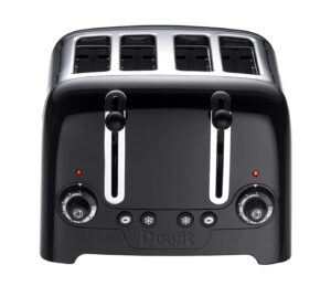 Dualit 46205 4 Slot Lite Toaster in Black Finish