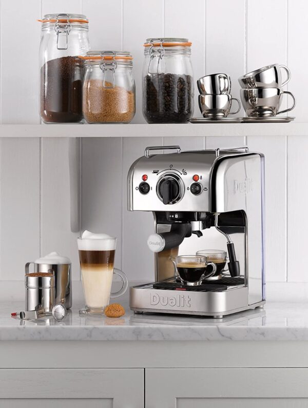 Dualit 84440 3-in-1 Coffee Machine, Silver