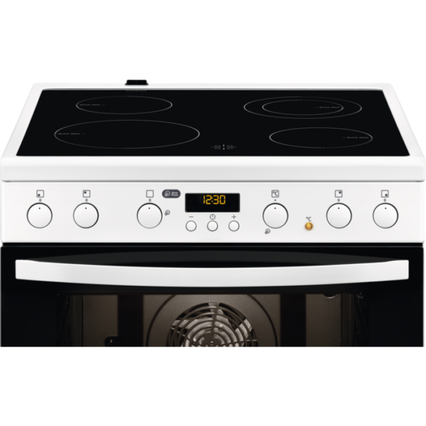 Zanussi Cooker ZCV65330WA Electric Ceram Pop in/Out