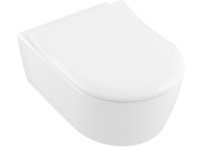 Villeroy & Boch – Avento wall-mounted, with DirectFlush, White Alpin complete with seat & cover