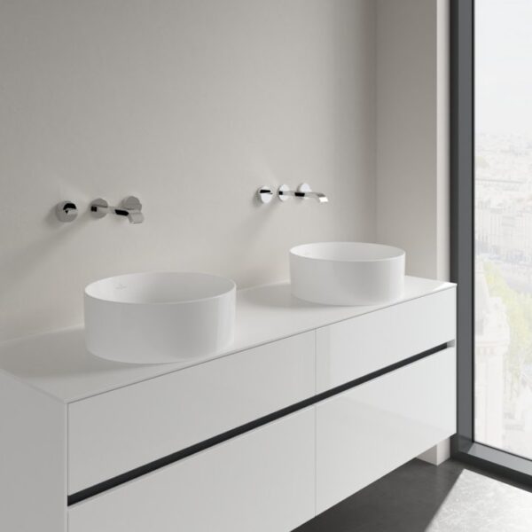 Villeroy & Boch – Collaro Surface-mounted washbasin 400 x 400 x 145 mm, White Alpin, without overflow, unpolished