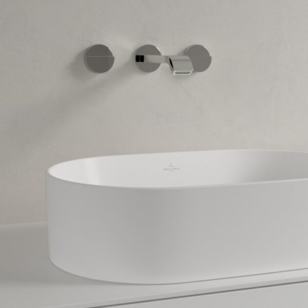 Villeroy & Boch – Collaro Surface-mounted washbasin 560 x 360 x 145 mm, Stone White CeramicPlus, without overflow, unpolished