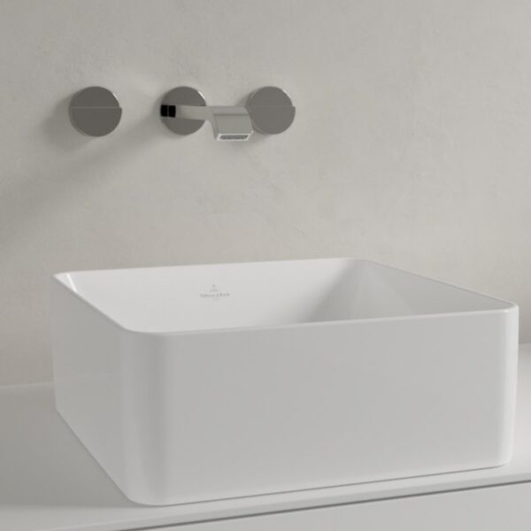 Villeroy & Boch – Collaro Surface-mounted washbasin 380 x 380 x 145 mm, White Alpin, without overflow, unpolished