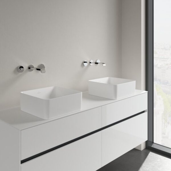 Villeroy & Boch – Collaro Surface-mounted washbasin 380 x 380 x 145 mm, White Alpin, without overflow, unpolished