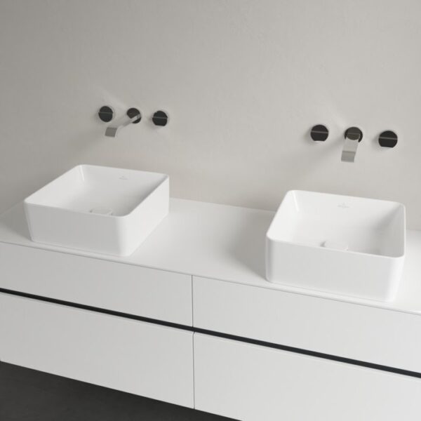 Villeroy & Boch – Collaro Surface-mounted washbasin 380 x 380 x 145 mm, White Alpin, without overflow, unpolished
