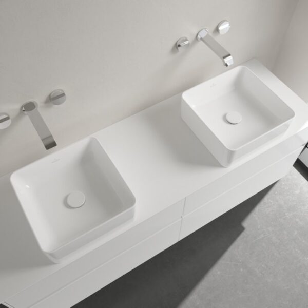 Villeroy & Boch – Collaro Surface-mounted washbasin 380 x 380 x 145 mm, White Alpin, without overflow, unpolished