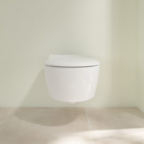 Villeroy & Boch – Avento wall-mounted, with DirectFlush, White Alpin complete with seat & cover