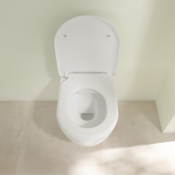 Villeroy & Boch – Avento wall-mounted, with DirectFlush, White Alpin complete with seat & cover