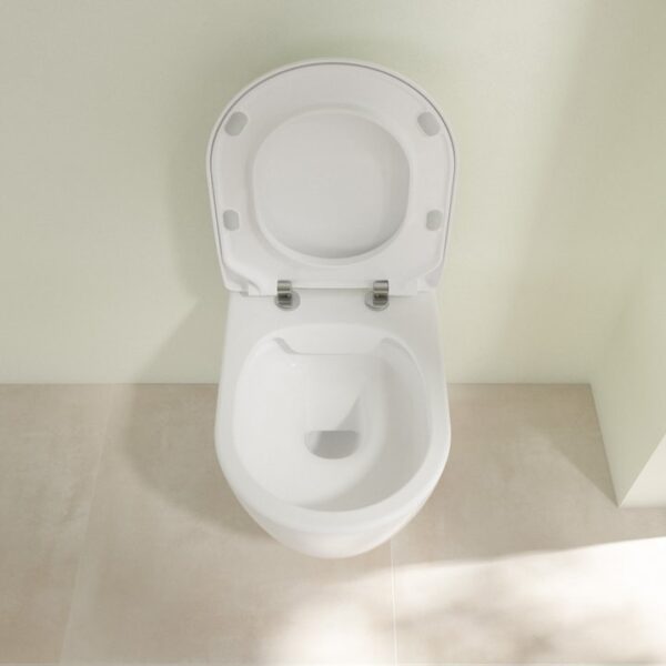Villeroy & Boch – Avento wall-mounted, with DirectFlush, White Alpin complete with seat & cover