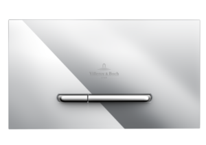 Villeroy & Boch – ViConnect installation systems Toilet flush plate Dual flush, Chrome