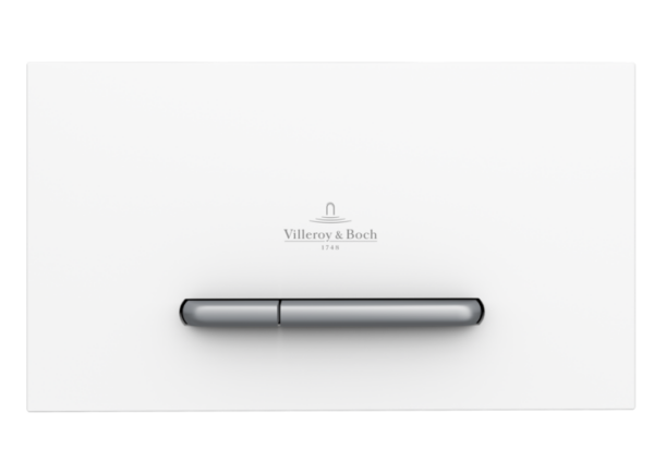 Villeroy & Boch – ViConnect installation systems Toilet flush plate Dual flush, White