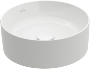 Villeroy & Boch – Collaro Surface-mounted washbasin 400 x 400 x 145 mm, White Alpin, without overflow, unpolished
