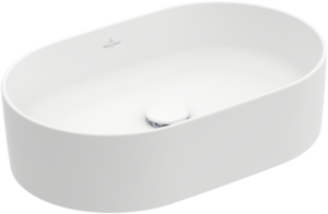 Villeroy & Boch – Collaro Surface-mounted washbasin 560 x 360 x 145 mm, Stone White CeramicPlus, without overflow, unpolished