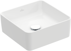 Villeroy & Boch – Collaro Surface-mounted washbasin 380 x 380 x 145 mm, White Alpin, without overflow, unpolished