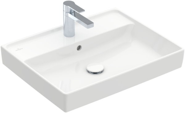Villeroy & Boch – Collaro Washbasins 600 x 470 x 160 mm, White Alpin, with overflow, unpolished