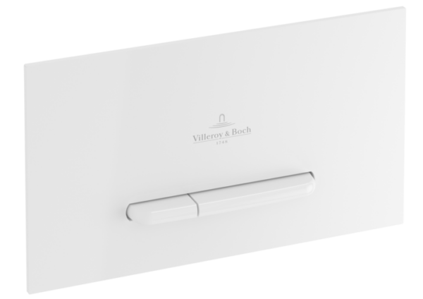Villeroy & Boch – ViConnect installation systems Toilet flush plate Dual flush, White