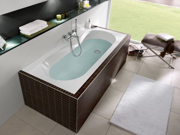 Villeroy & Boch – Oberon Rectangular bath 1600 x 750 mm, White Alpin