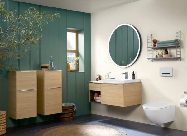 Villeroy & Boch – Subway 3.0 Washdown toilet, rimless, wall-mounted, with TwistFlush, White Alpin