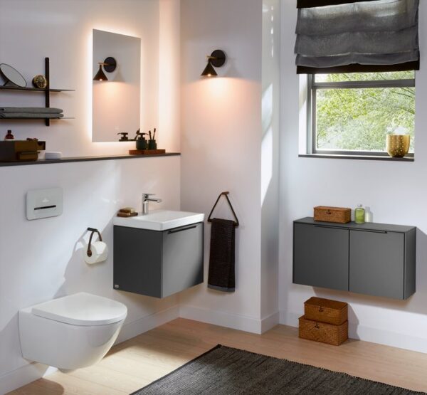 Villeroy & Boch – Subway 3.0 Washdown toilet, rimless, wall-mounted, with TwistFlush, White Alpin