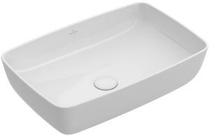 Villeroy & Boch – Artis Surface-mounted washbasin 585 x 385 x 150 mm, Alpin White , without overflow, unpolished