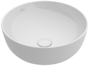 Villeroy & Boch – Artis Surface-mounted washbasin 430 x 430 x 150 mm, Alpin White , without overflow, unpolished