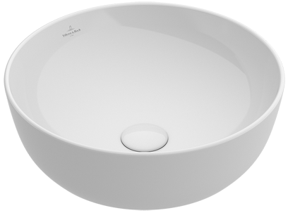Villeroy & Boch – Artis Surface-mounted washbasin 430 x 430 x 150 mm, Alpin White , without overflow, unpolished