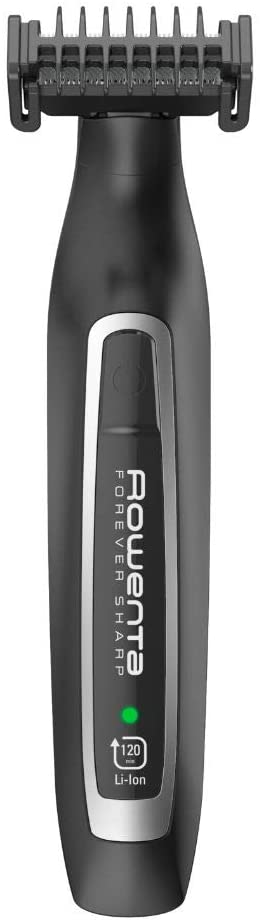 Rowenta Forever Sharp TN6000 beard trimmer Wet & Dry Black,Silver Forever Sharp TN6000, 0.4 mm, 5 mm, 3.2 cm, 2 mm, Buttons, Black,Silver