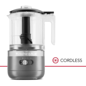 KitchenAid Cordless Food Chopper 1.19L – Charcoal Grey