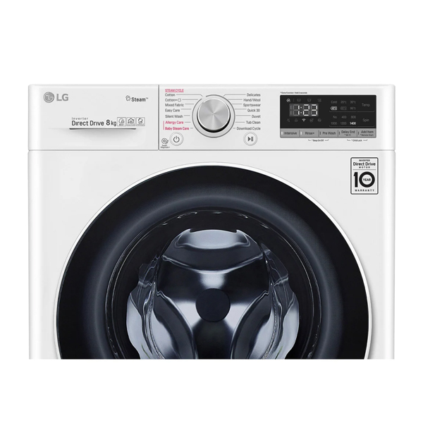 LG F4WV508S0E Πλυντήριο Ρούχων 8kg white