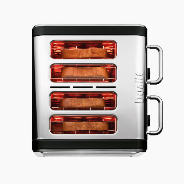ARCHITECT 4 SLICE TOASTER 46526 Colour Grey & Stainless steel panels