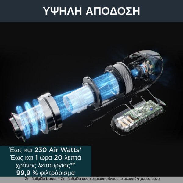 Rowenta ΕΠΑΝΑΦΟΡΤΙΖΟΜΕΝΗ ΣΚΟΥΠΑ Stick X-Force Flex 15.60 RH99F1 Animal Care