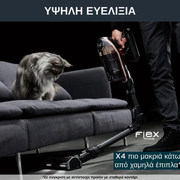 Rowenta ΕΠΑΝΑΦΟΡΤΙΖΟΜΕΝΗ ΣΚΟΥΠΑ Stick X-Force Flex 15.60 RH99F1 Animal Care