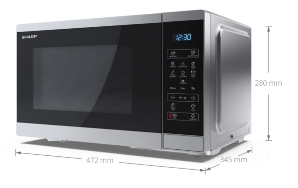 Sharp Microwave 25 Litre Microwave Oven YC-MS252AE-S