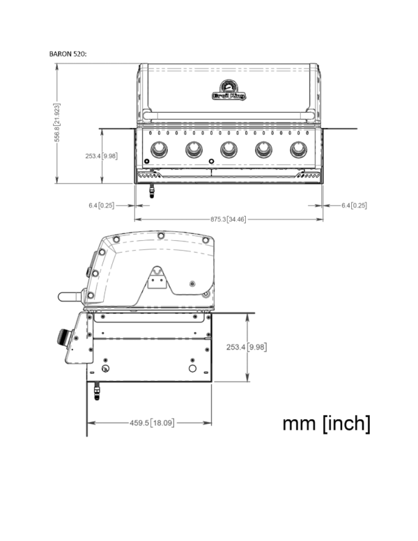 Broil King Baron™ 520 – Built-in