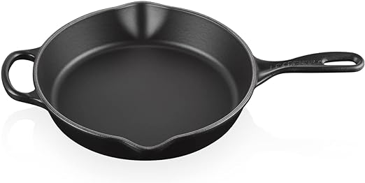 Le Creuset-Satin Black Cast Iron Deep Skillet 26cm