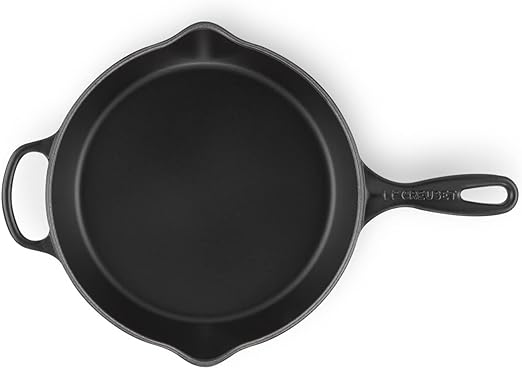 Le Creuset-Satin Black Cast Iron Deep Skillet 26cm