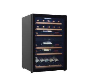 HCK SC-130D-M Dual Zone Wine Refrigerator – 37 Bottles