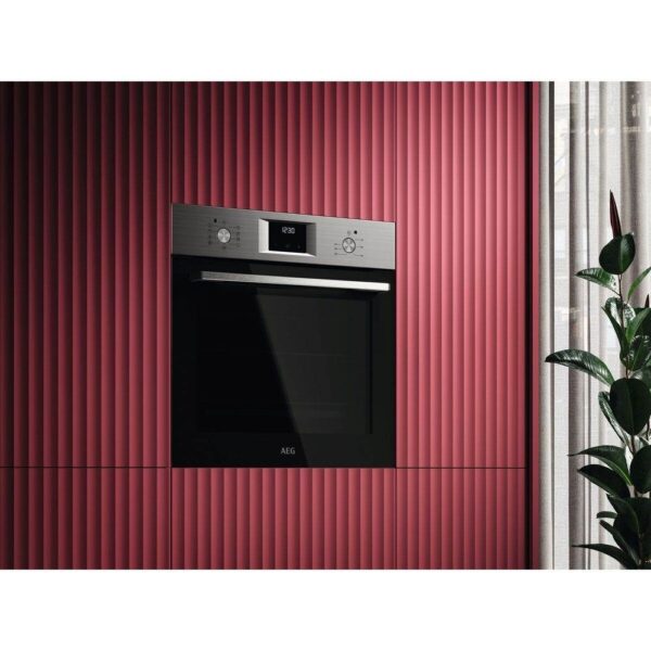 AEG Φούρνος 5000 SurroundCook with SteamBake με Aqua Clean εμαγιέ καθαρισμό