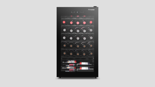 Inventor SK-34BD 34 Bottles – Black Wine Refrigerator – 93L