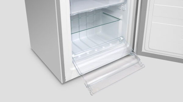 Inventor Κάθετος καταψύκτης 160L – Ασημί