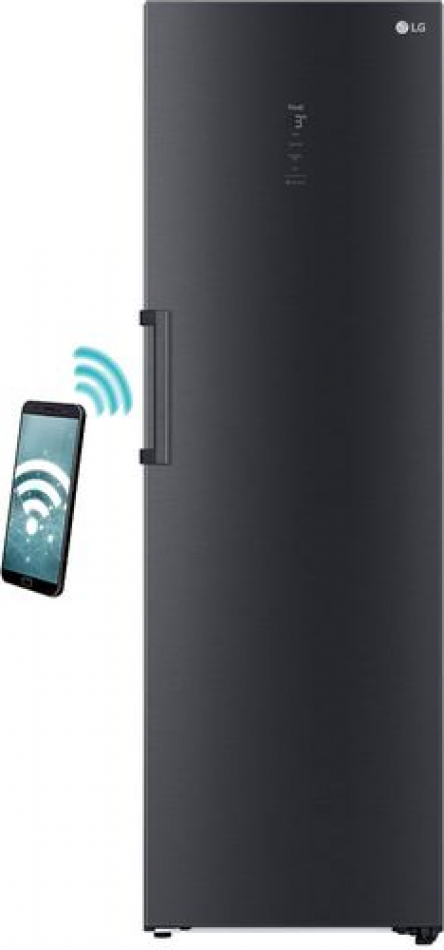 LG Thor GLM71MCCSF Single door refrigerator black matte steel – W59.5xH186xD70.7CM