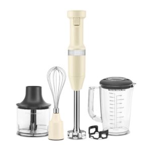 KitchenAid Hand Blender with Accessories – Almond Cream
