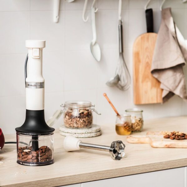 KitchenAid Hand Blender with Accessories – Almond Cream