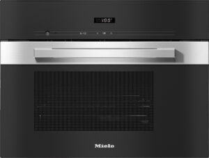 Miele Εντοιχιζόμενος Φούρνος Άνω Πάγκου DG 2840 CleanSteel 40 Lt Inox