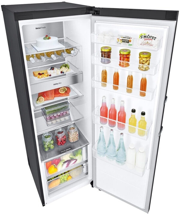 LG Thor GLM71MCCSF Single door refrigerator black matte steel – W59.5xH186xD70.7CM