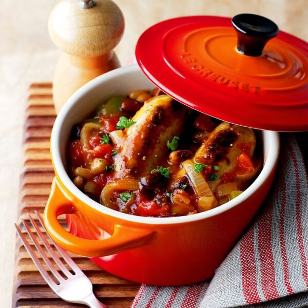 Le Creuset-Volcanic Stoneware Set of 4 Petite Casseroles