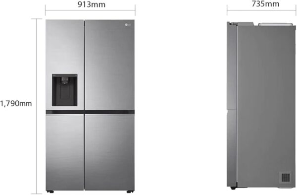 LG GSJV71PZTE Side by Side Refrigerator