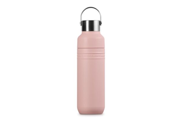 Le Creuset-Shell Pink Insulated Water Bottle 1L