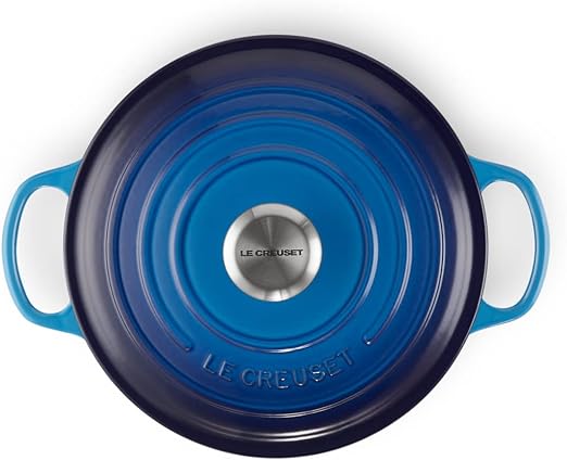 Le Creuset-Azure Cast Iron Round Casserole 24cm/4.2L